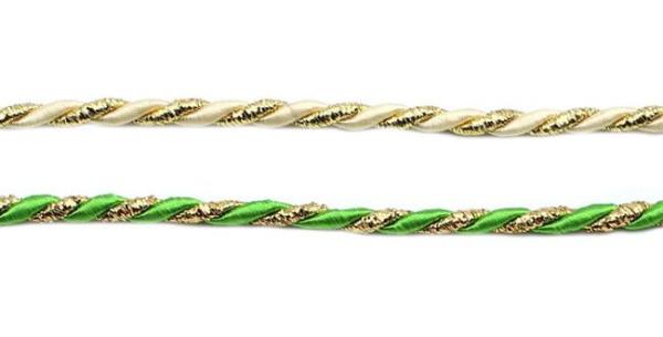 Satinkordel creme, Schnur, Kordel, Satinkordel, Zierschnüre, Bindebänder