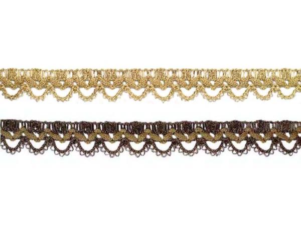 Brokatborten, Brokat Borte, Posamentenborte, Zierborten, Bastelartikel