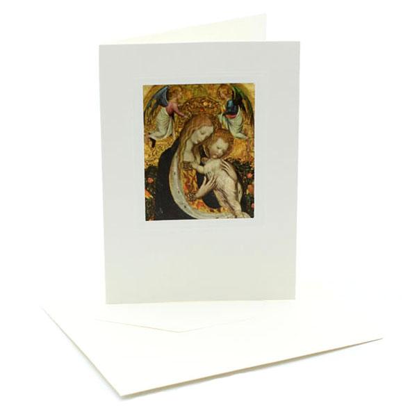 Klappkarten, Grusskarten, Seidenbild Passepartout Klappkarte, Seidenbild Grusskarte, nostalgische Grußkarte, Grusskarten, Doppelkarte, Vintage Weihnachtskarten, Faltkarte, Seidenbildkarte, Vintage Sammlerstücke