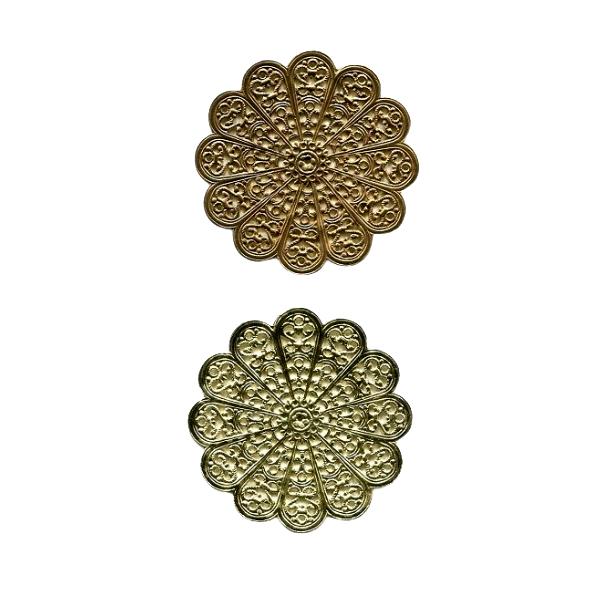 Deko Metall Ornament Rosette