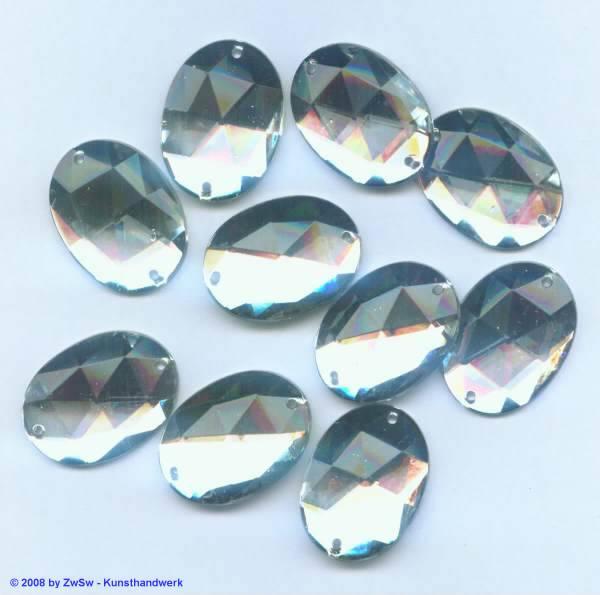 Aufnähsteine, Strasssteine Oval Annähsteine, Strass Ziersteine, Glitzersteine, Schmucksteine, Dekosteine, Bastelsteine, Bastelzubehör