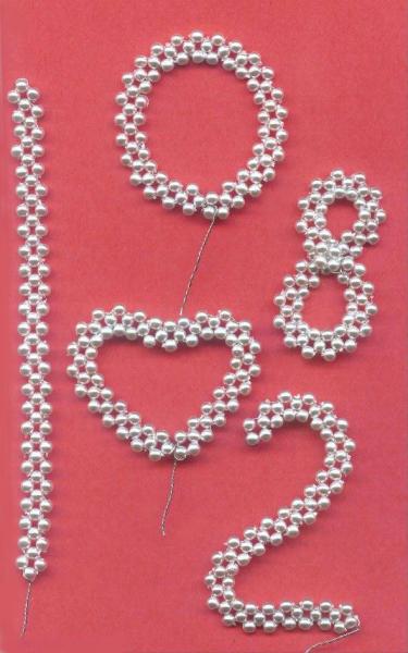 Perlentresse, Bastelmaterial