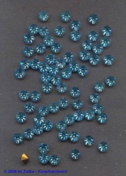 Strasssteine, Swarovski® Kristall, Chaton, zum Einfassen, zum Einkleben, Glassteine, Strass-Steine, Schmucksteine, Bastelsteine