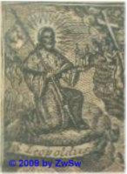 Heiligenbildchen Leopold