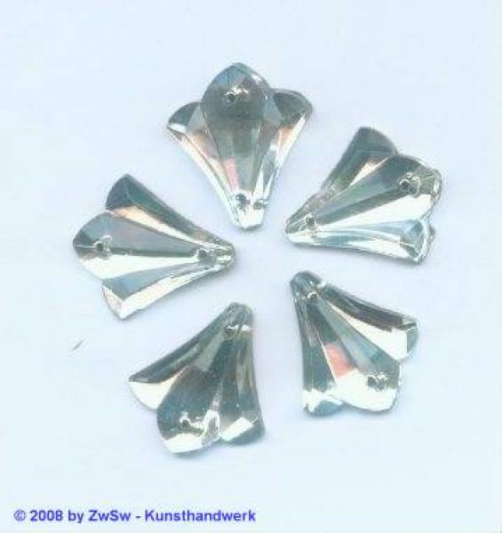 Strasssteine, Zierecke, Glas, Aufnähsteine Zierecke, Strasssteine, Annähsteine, Glitzersteine, Schmucksteine, Dekosteine, Bastelsteine, Bastelzubehör