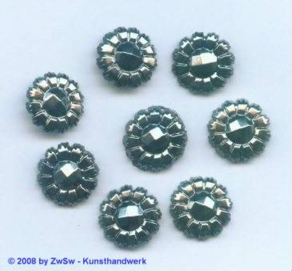 Strasssteine, Blütenform, Strass Glittersteine, Strass-Steine, Glassteine, Schmucksteine, Bastelsteine