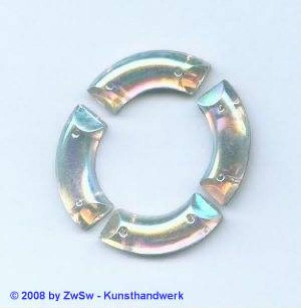Strasssteine, Aufnähsteine, Kreis-Segment, Glassteine, Annähsteine, Glitzersteine, Schmucksteine, Dekosteine, Bastelsteine, Bastelzubehör