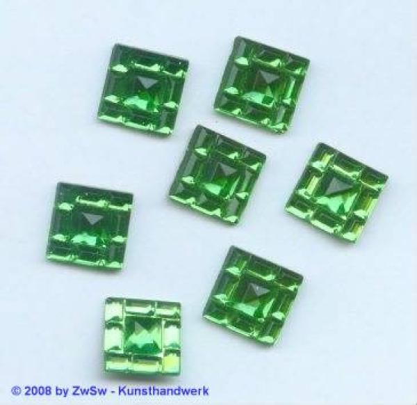 Strasssteine, Quadrat, Ziersteine Viereckig, Schmucksteine mit Muster,Glitzersteine, Bastelsteine, Dekoration Strass-Steine