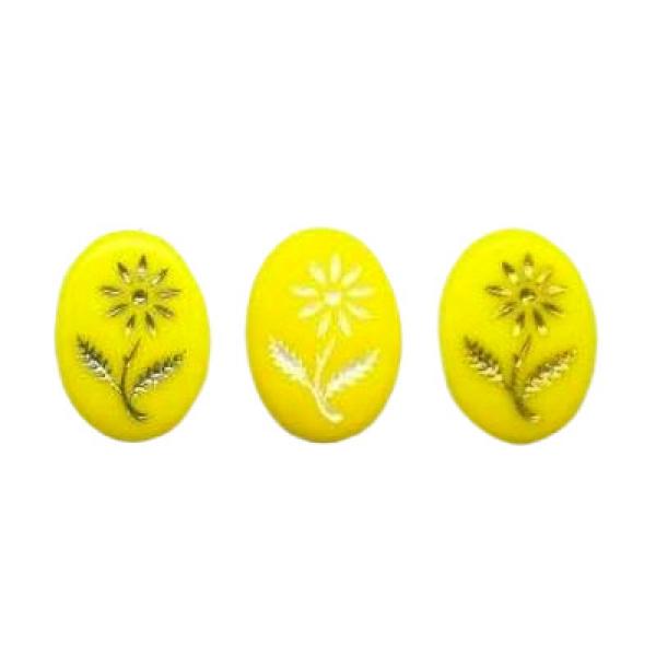 Cabochon, Motive, Blumen, Motivcabochon, Glas Cabochon, Bastelartikel, Retor, Vintage Schmuck Herstellung