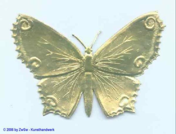 Schmetterling, Dresdner Pappe, Prägeartikel