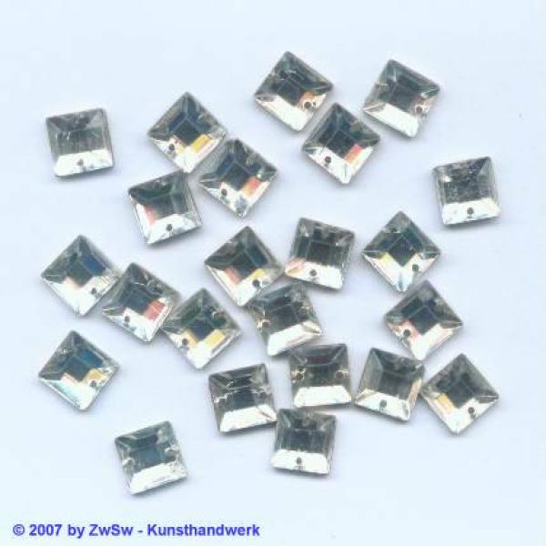Aufnähsteine, Strasssteine Quadrat, Annähsteine, Strass Ziersteine, Glitzersteine, Schmucksteine, Dekosteine, Bastelsteine, Bastelzubehör