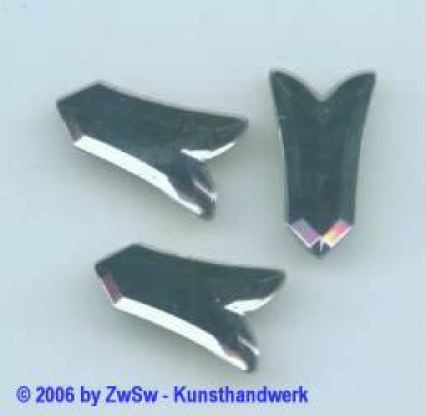Strassteine, Form Pfeil, Strass-Ziersteine, Strasssteine zum Aufkleben, Strass-Steine, Glitzersteine, Schmuckstein, Glassteine, Bastelsteine
