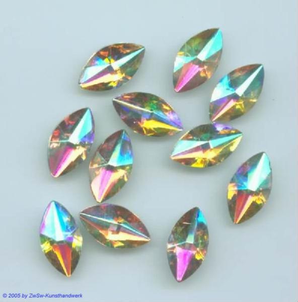 Strasssteine Navette, Schmucksteine, Nicht Selbstklebend Glitzersteine, Spitzovale Glassteine, Bastelsteine zum Kleben, Deko Glassteine