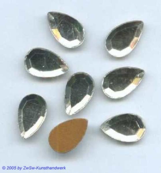 Strasssteine, Schmucksteine No-Hotfix, Glasformsteine zum Kleben, Einfassen, Dekoration,  nicht selbstklebend Glitzersteine, Bastelsteine, Dekosteine