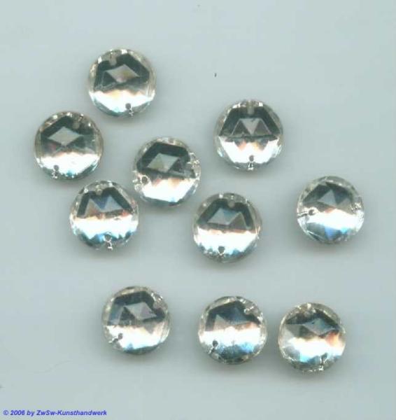 Strasssteine, Aufnähsteine, Rund,Strass-Steine zum Nähen, Glassteine, Schmucksteine, Glitzersteine, Bastelsteine, Bastelartikel