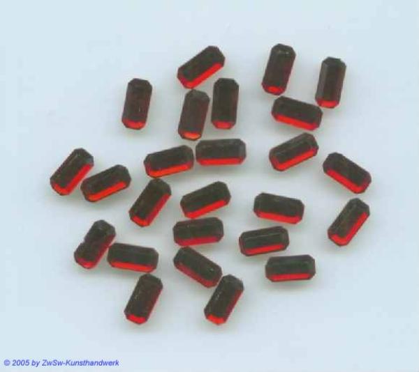 Strasssteine Stäbchenform, Rechteck gefasst, Glas Strasssteine, Glitzerstein, Bastelsteine, Strasssteine, Strass-Steine zum Aufkleben