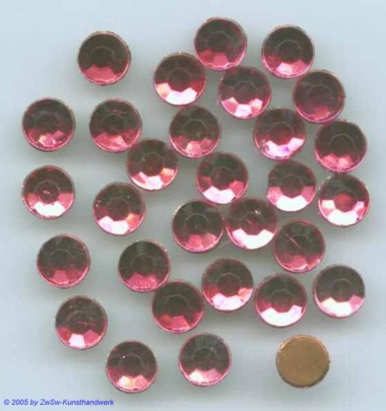 Strasssteine rund, Strass-Steine, Glassteine, Schmucksteine, Klebesteine, Glitzersteine,  Bastelsteine