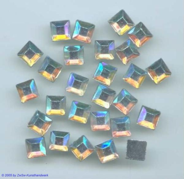 Strasssteine, Quadratische Glas Kristallsteine, Schmucksteine, Glas Glitzersteine, Bunt Strass-Steine Bastelsteine, Schmucksteine, Basteln, Dekorieren