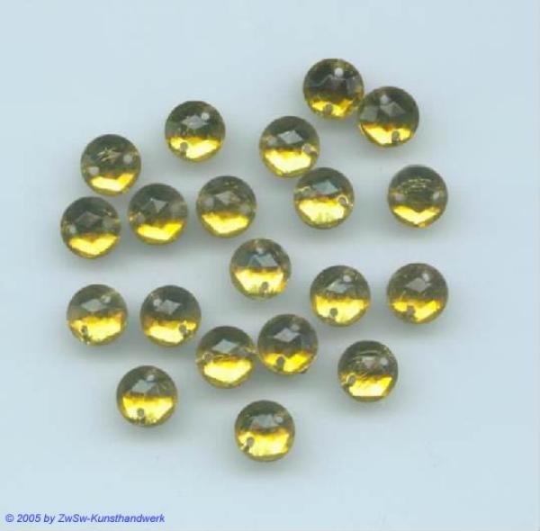 Strasssteine, Aufnähsteine, Rund,Strass-Steine zum Nähen, Glassteine, Schmucksteine, Glitzersteine, Bastelsteine, Bastelartikel
