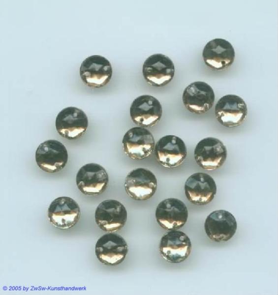 Strasssteine, Aufnähsteine, Rund,Strass-Steine zum Nähen, Glassteine, Schmucksteine, Glitzersteine, Bastelsteine, Bastelartikel