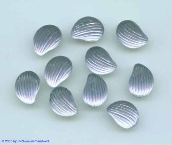 Strasssteine, Strass-Stein "Muschel" Glasstein, Schmuckstein, Glitzerstein, Bastelsteine
