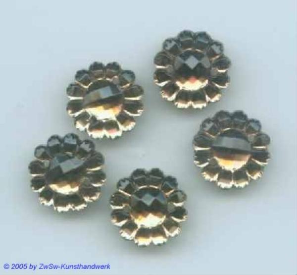 Aufnähsteine Blume, Annähsteine, Glassteine, Strasssteine, Schmucksteine, Bügelsteine, Glitzersteine, Glas Ziersteine, Bastelsteine