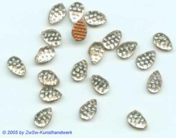 Strasssteine, kleiner Zapfen, Glassteine, Schmucksteine, Glitzersteine, Bastelsteine