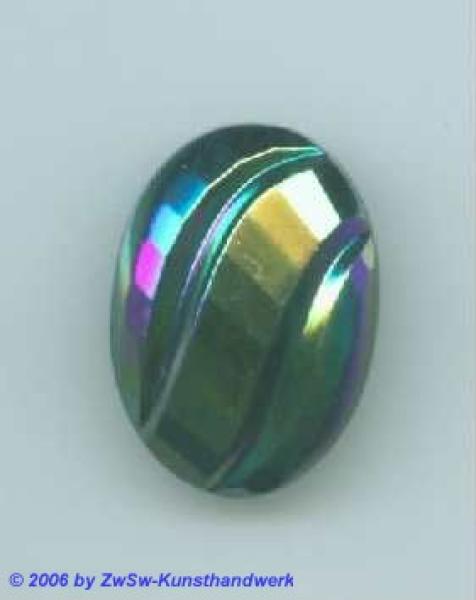 Strassstein Oval mit Prägung, Glassteine, Schmucksteine, Glitzersteine, Bastelsteine