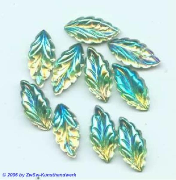 Strasssteine, Blattform, Strass Glittersteine, Strass-Steine, Glassteine, Schmucksteine, Bastelsteine