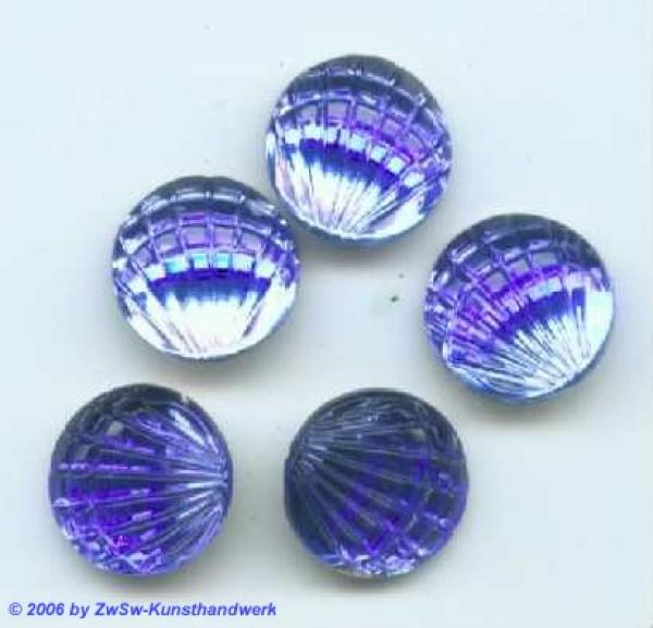 Strasssteine, Strass-Stein Jakobsmuschel, Glasstein, Schmucksteine, Ziersteine, Glitzerstein, Bastelsteine