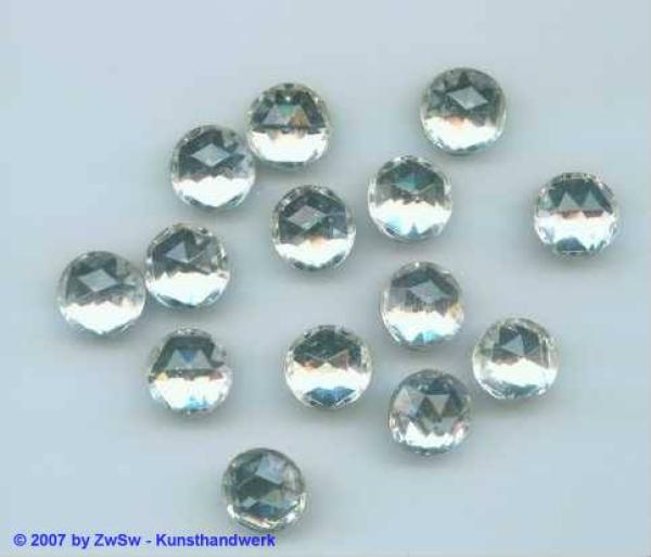 Strasssteine Rund, Kristall, Glassteine, Schmucksteine, Strass Steine zum Kleben, Bastelsteine, Deko Glassteine, Ziersteine