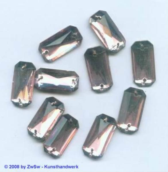Aufnähsteine, Strasssteine Rechteck, Annähsteine, Strass Ziersteine, Glitzersteine, Schmucksteine, Dekosteine, Bastelsteine, Bastelzubehör