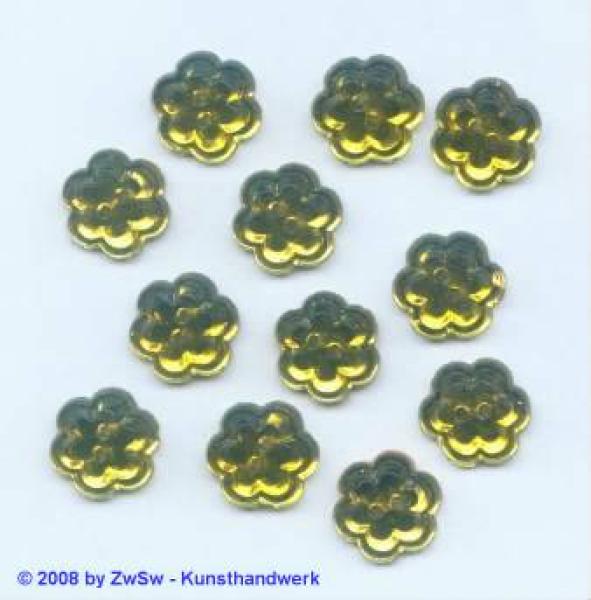 Aufnähsteine Blume, Annähsteine, Glassteine, Strasssteine, Schmucksteine, Bügelsteine, Glitzersteine, Glas Ziersteine, Bastelsteine