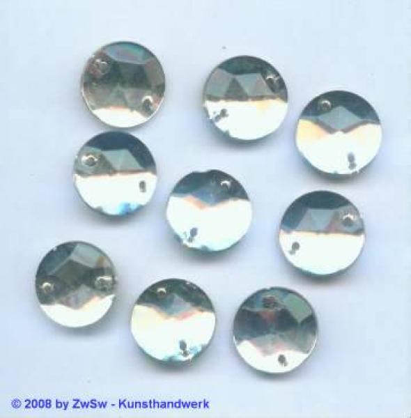 Strasssteine Rund, Strass-Steine zum Nähen, Aufnähsteine, Glitzersteine, Schmucksteine, Bastelsteine