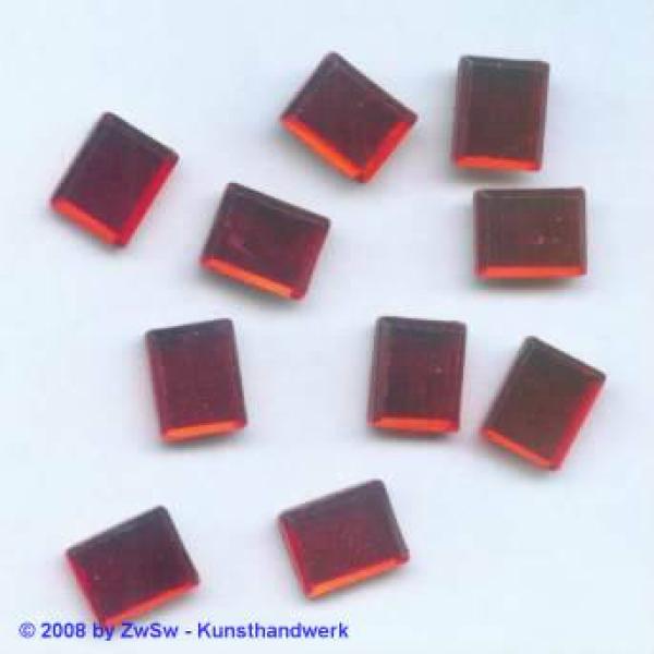 Strasssteine, Rechteck, Zierstein zum Kleben, Glassteine, Schmucksteine, Glitzersteine, Bastelsteine