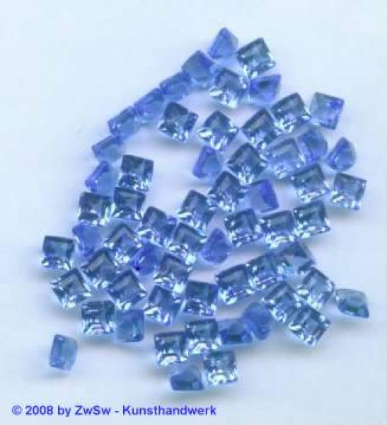 Schmucksteine Quadratisch, Strasssteine zum Einfassen, zum Einkleben, Deko Strasssteine, Glassteine, Glitzersteine, Bastelsteine