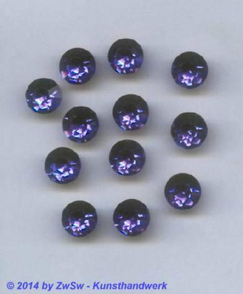 Strasssteine Chaton, Strass-Steine zum Einfassen, Spitzkegel, Glassteine, Glitzersteine, Kristallglas, Schmucksteine, Steinchen, Bastelsteine