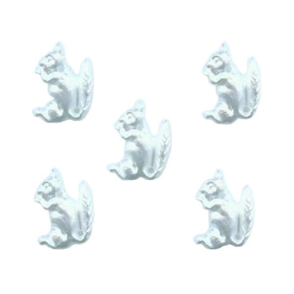 Streuteile, Eichhörnchen, Streudeko, floristische Dekorationen, Tischdeko, Aufnähteile, Bastelartikel