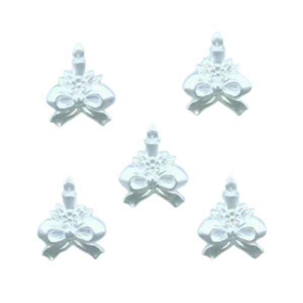 Streuteile, Kerzen, Streudeko, floristische Dekorationen, Tischdeko, Aufnähteile, Bastelartikel